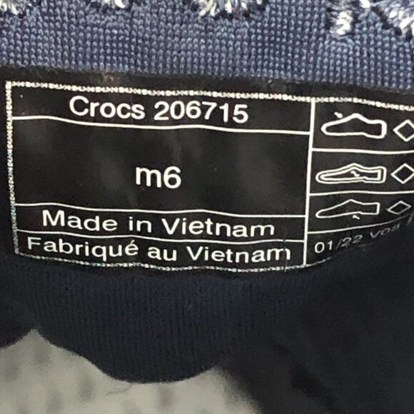 Crocs Men's Size 6 Literide 360 Pacer Blue Lace-Up Lightweight Sneakers 206715 - Picture 13 of 13